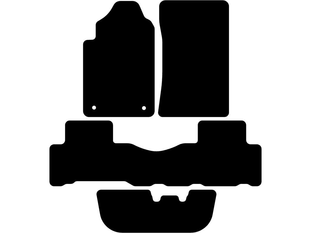 Car mats for SsangYong Rexton 2002 - 2012