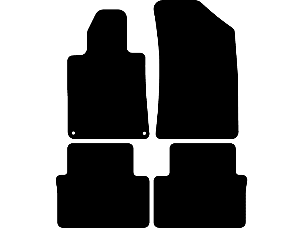 Fastback / SW | Two separate rear mats | Variant 2