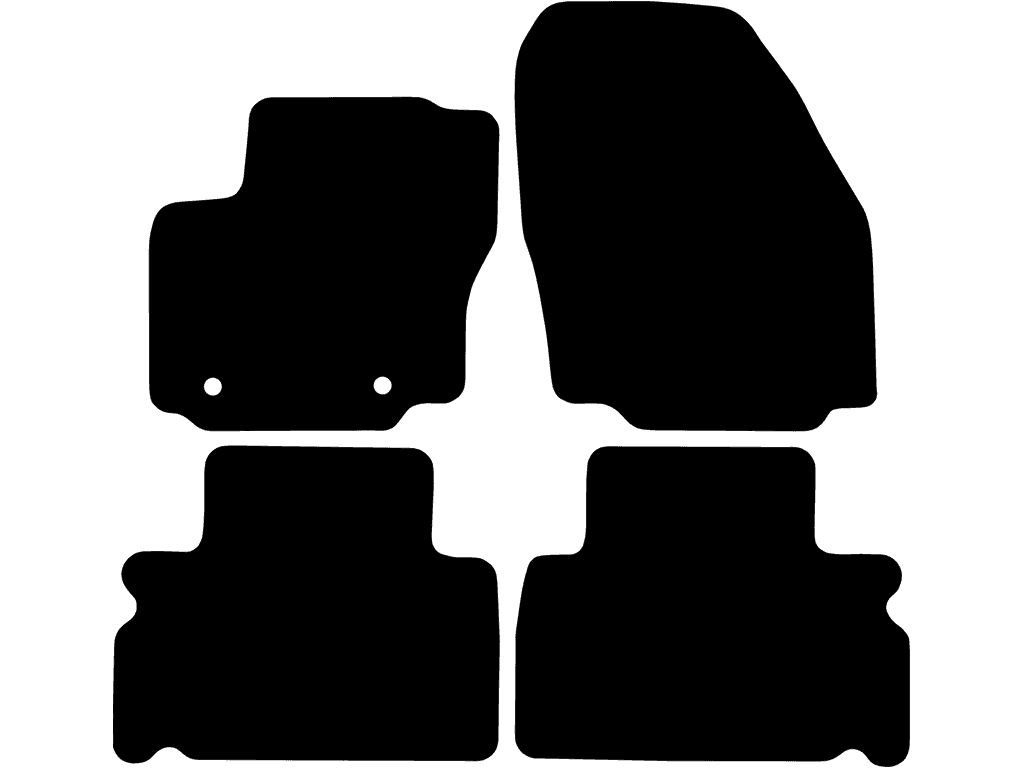 5 seater | Distance fixing points (driver) 31,7 cm