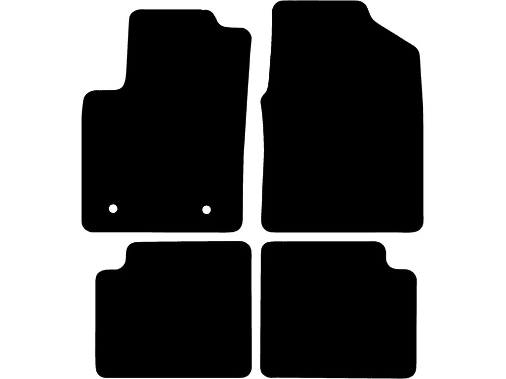 Fixing system: Fixing clip (with oval eyelet) with screw