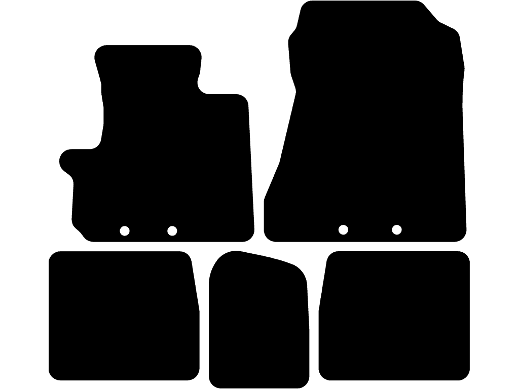 Car mats for Toyota IQ 2008 - 2014