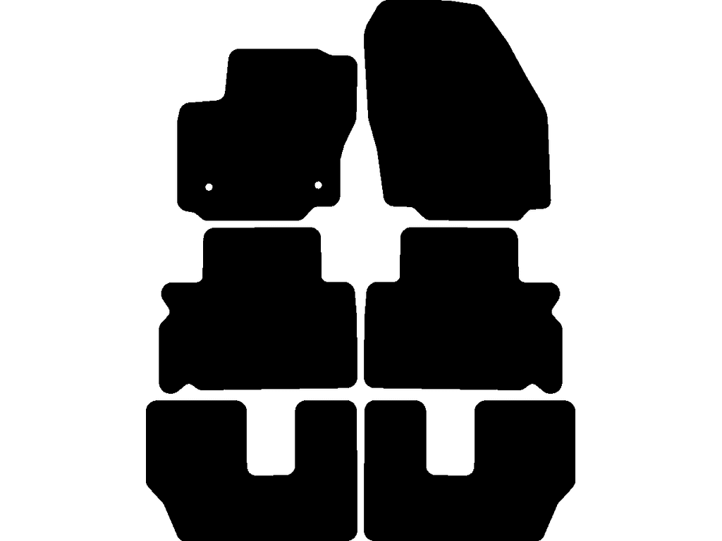 7 seater | Distance fixing points (driver) 25.1 cm