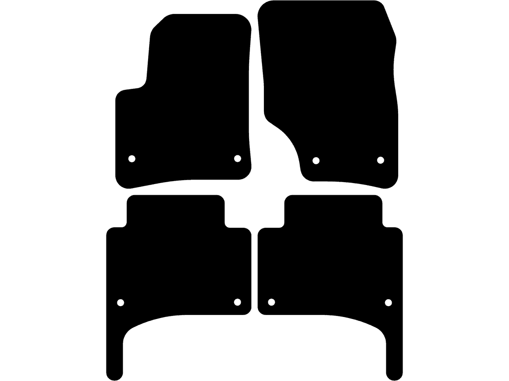 Fixing system: Fixing clip (with oval eyelet) with screw