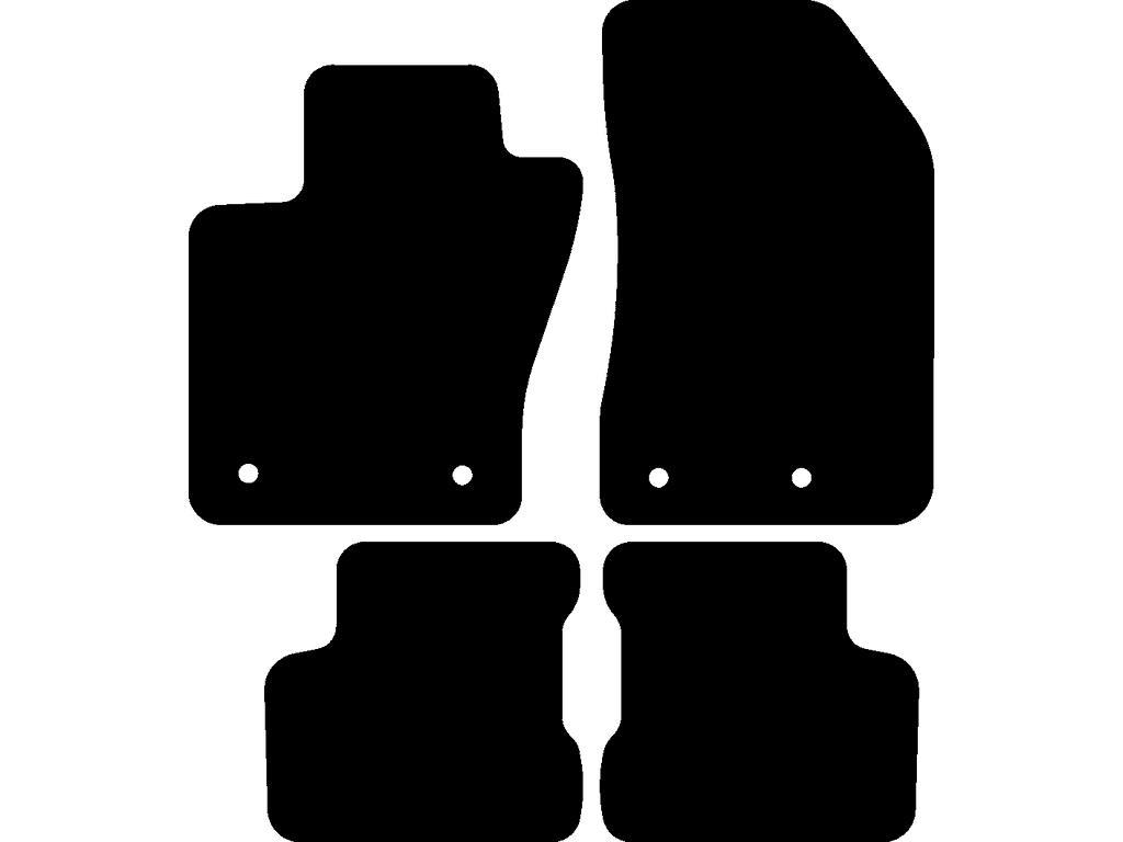 Distance fixing points (co-driver) 18 cm | Variant 2