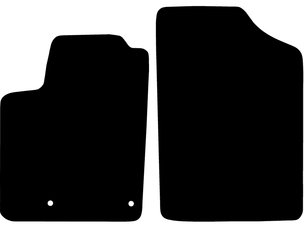 Fixing system: Fixing clip (with oval eyelet) with screw