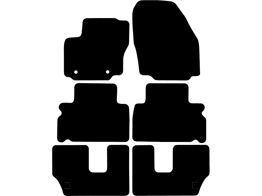 7 seater | Distance fixing points (driver) 31,7 cm