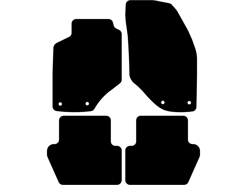 Fixing system: Fixing clip (with oval eyelet) with screw