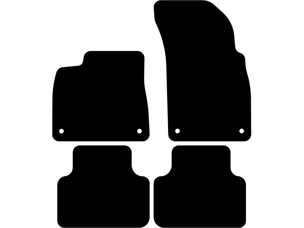 Rear mats without fixation