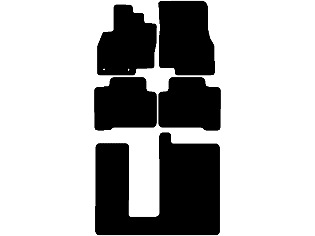 7 seater | Distance fixing points (driver) 21,2 cm