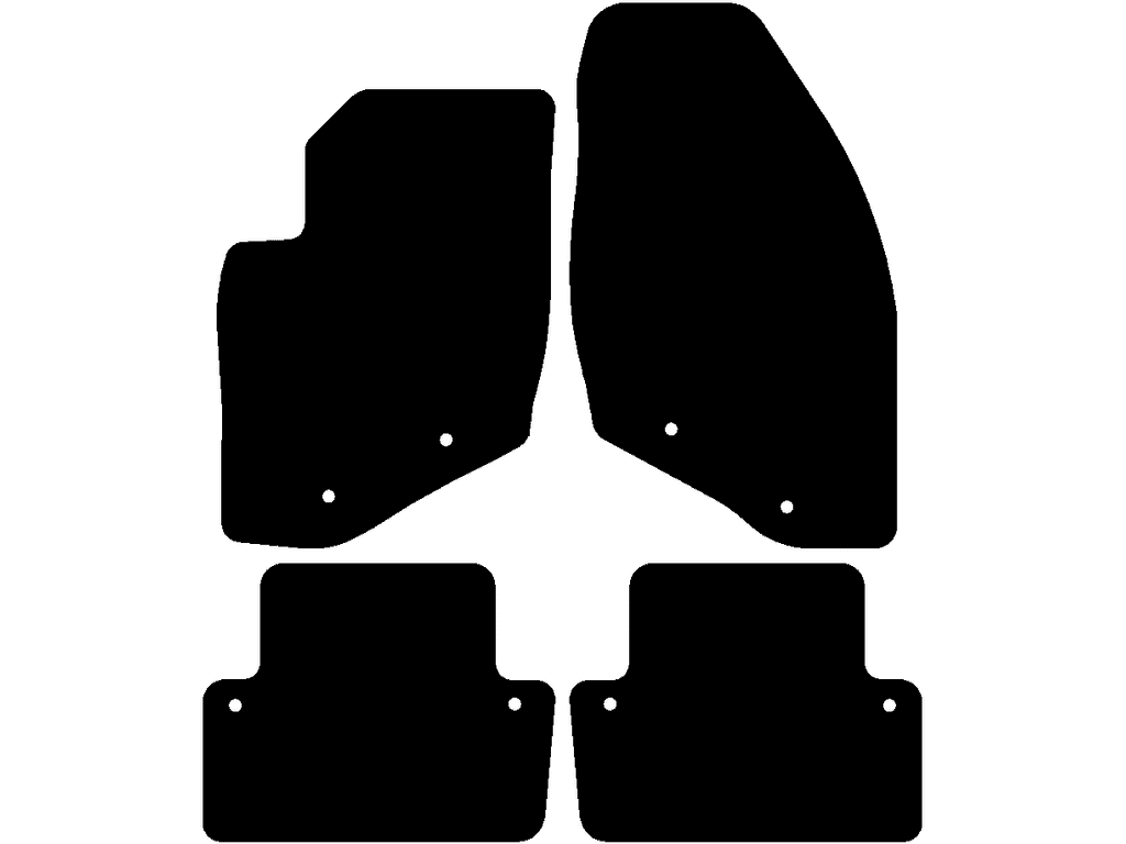 Car mats for Volvo S70/V70/XC70 2000 - 2007