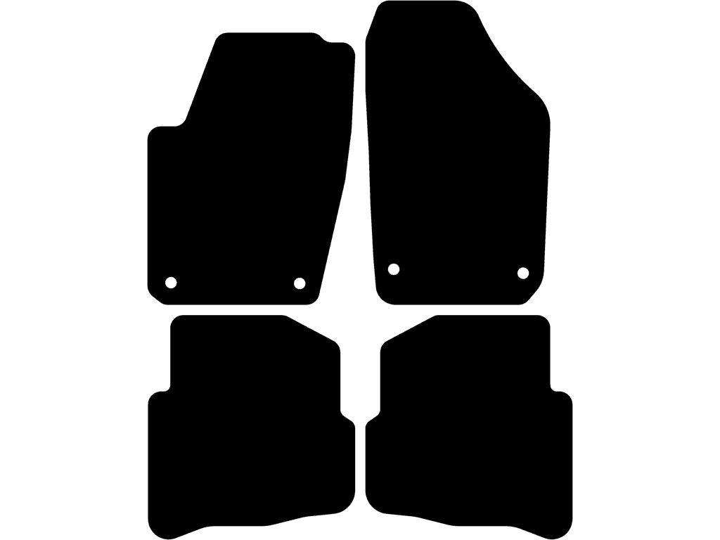 Car mats for Volkswagen Polo 9N/9N3 2001 - 2009