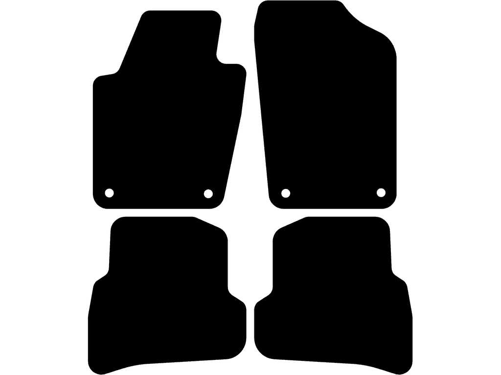 Car mats for Volkswagen Polo 6C/6R 2009 - 2017