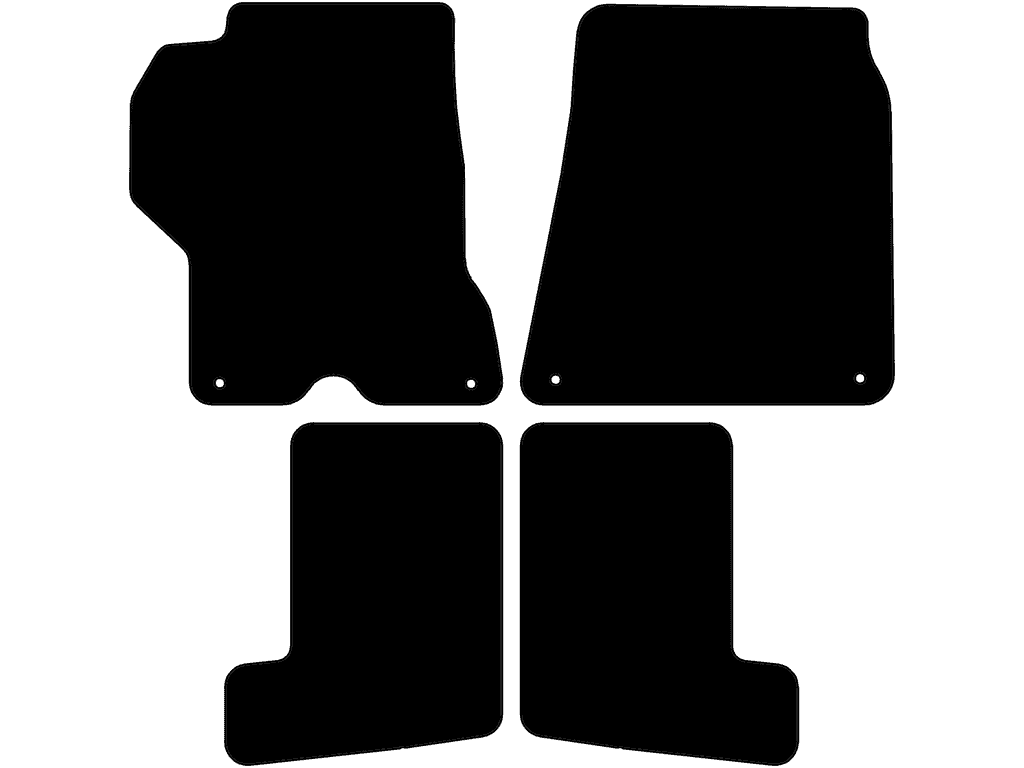 Fuel/Trunk button on the floor | Fixing system: Press stud